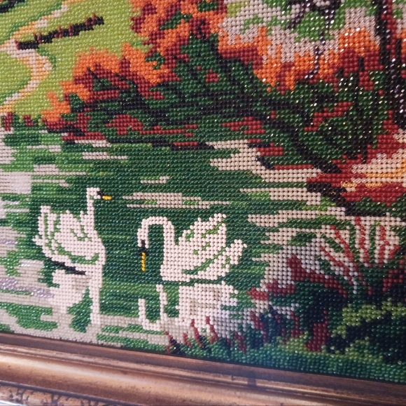 🪻🦢SWAN COTTAGE YARD ART 🏜🏖🦢🍀🦢SIZE 15"×20"🌺NICE GIFT ITEM.🏕🏡 - Picture 7 of 8